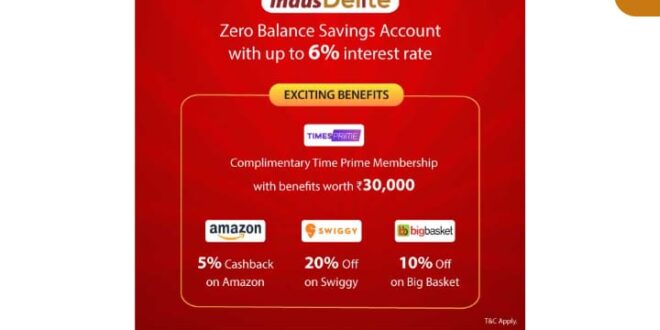 IndusInd Savings Bank Account Zero-Balance Savings Bank Account 02
