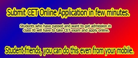 Submit CET Online Application in few minutes.
