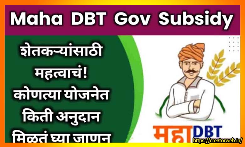 शेतकऱ्यांसाठी-महत्वाचं-कोणत्या-योजनेत-किती-अनुदान